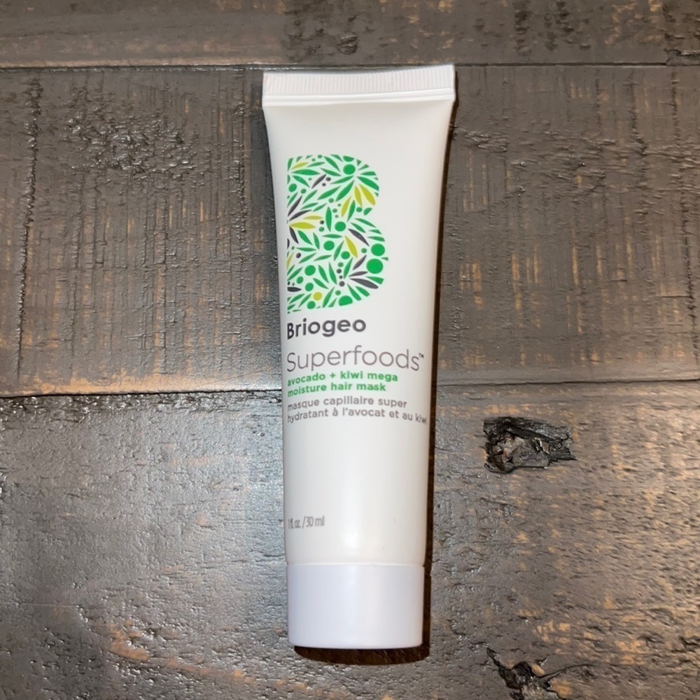 5/$25 Briogeo Superfoods‎ avocado + kiwi mega moisture hair mask NEW